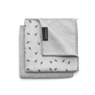Tkaniny mikrovlákna Brabantia 30 x 30 cm světle šedá 2 kusy