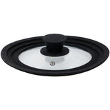 Coperchio in vetro Alpina con bordo in silicone 16 18 20 cm