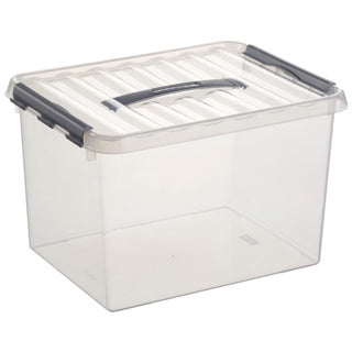 Sunware Q-Line Storage box 22 l Transparent