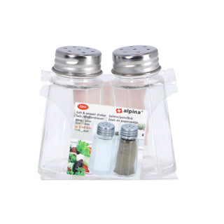 Juego de salero y pimentero alpina vaso