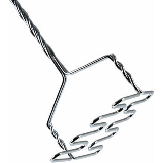 Excellent houseware potato masher 34 cm wood stainless steel