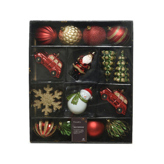 Mix box kunststof matt shiny glitter
