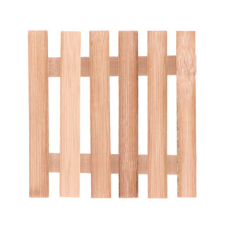 Basic Bamboo Pannen coaster 17.5x18 cm