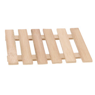 Basic Bamboo Pannen coaster 17.5x18 cm