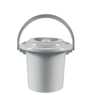 Curver toilet bucket 5l light gray