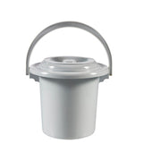 Curver toilet bucket 5l light gray