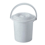 Curver toilet bucket 5l light gray