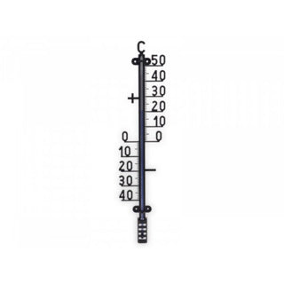 Thermometer 40 x 10 cm black