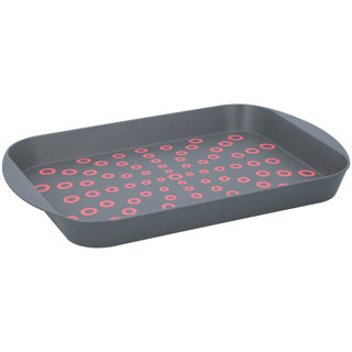 Trayer Anti-Slip 29.5x44x4.5cm 3 Assorti