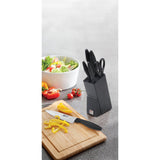 Richardson sheffield laser cuisine knife block 6-piece black