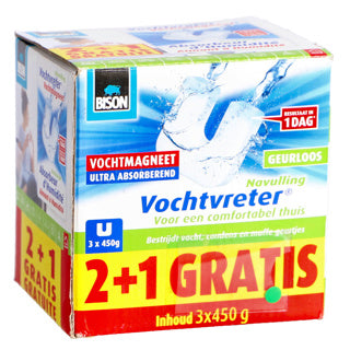 BOGON MOISISTURE -EER FOISISTURER MACNED BENOTZING ODERGRAGLEN 3 X X 450GR