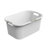 Rotho laundry basket 40l country white