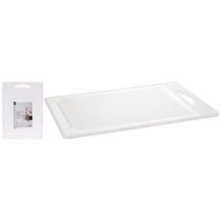 Utmerket husholdningsavskjæringsbrett 39 x 27 cm hvit