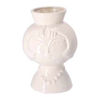 Gusta vase with face Ø16 5x23.5cm