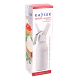 Kayser style whipped cream sprayer 0.5l aluminum