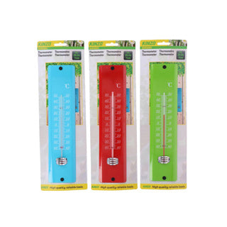 Kinzo thermometer 29.5x7x2 assorted color