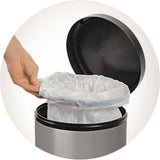 Rotho Rotho Paso Pedal Bin 30L Metallic Silver Black