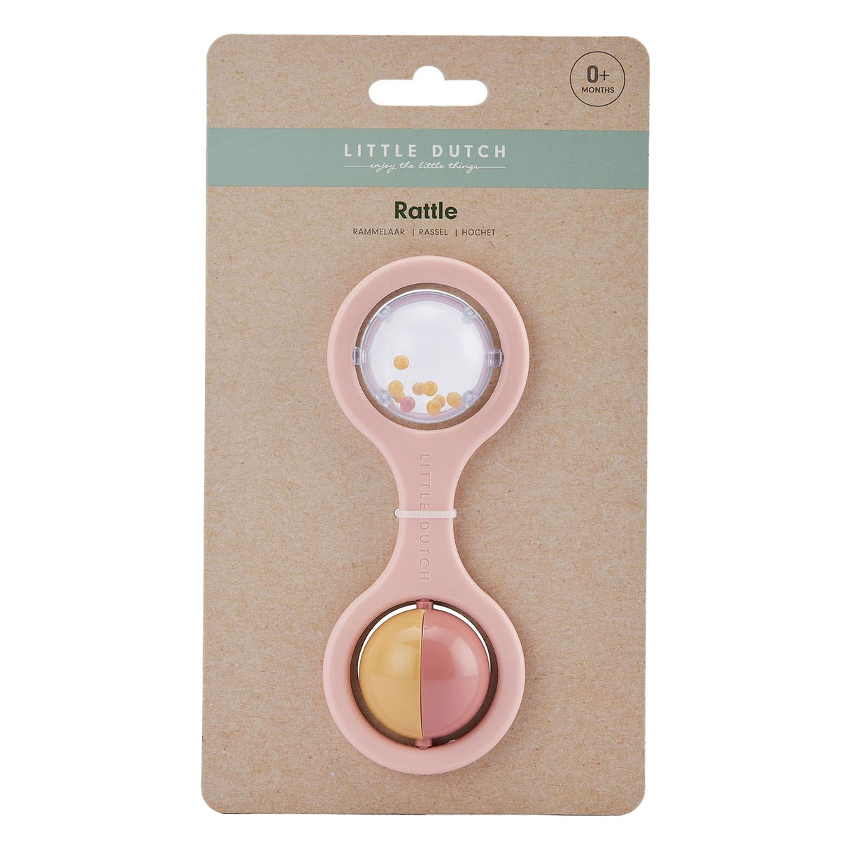 Little Dutch ball rattle pink