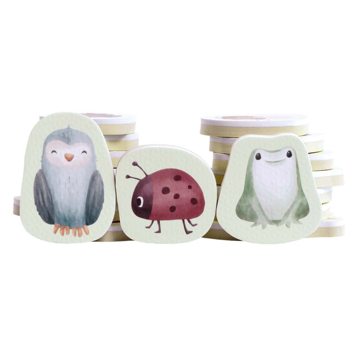 Piccole figure di schiuma cattiva olandese