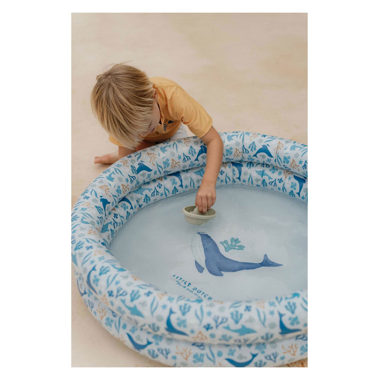 Kleine niederländische Ozeanträume Schwimmbad Blau, 80 cm