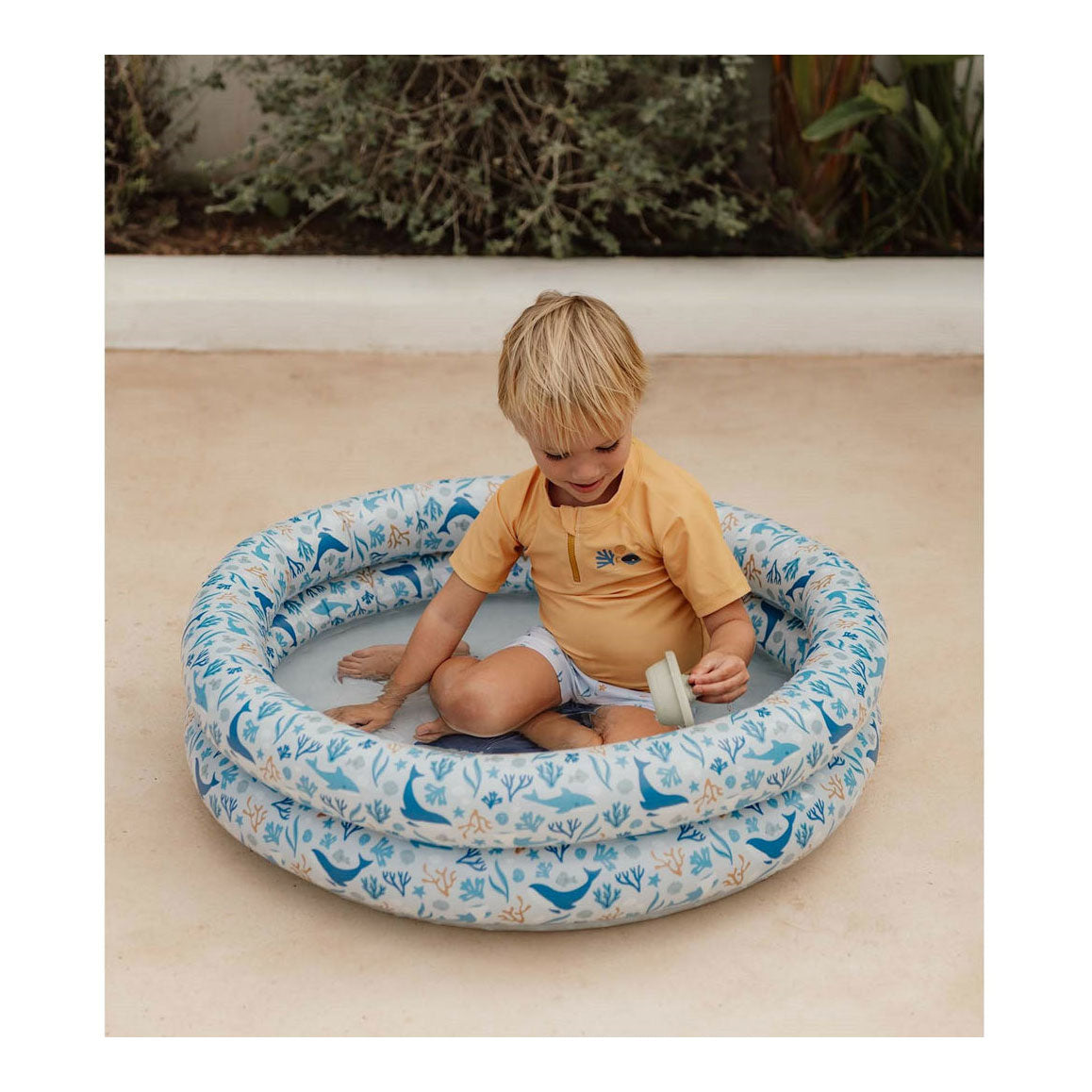 Kleine niederländische Ozeanträume Schwimmbad Blau, 80 cm