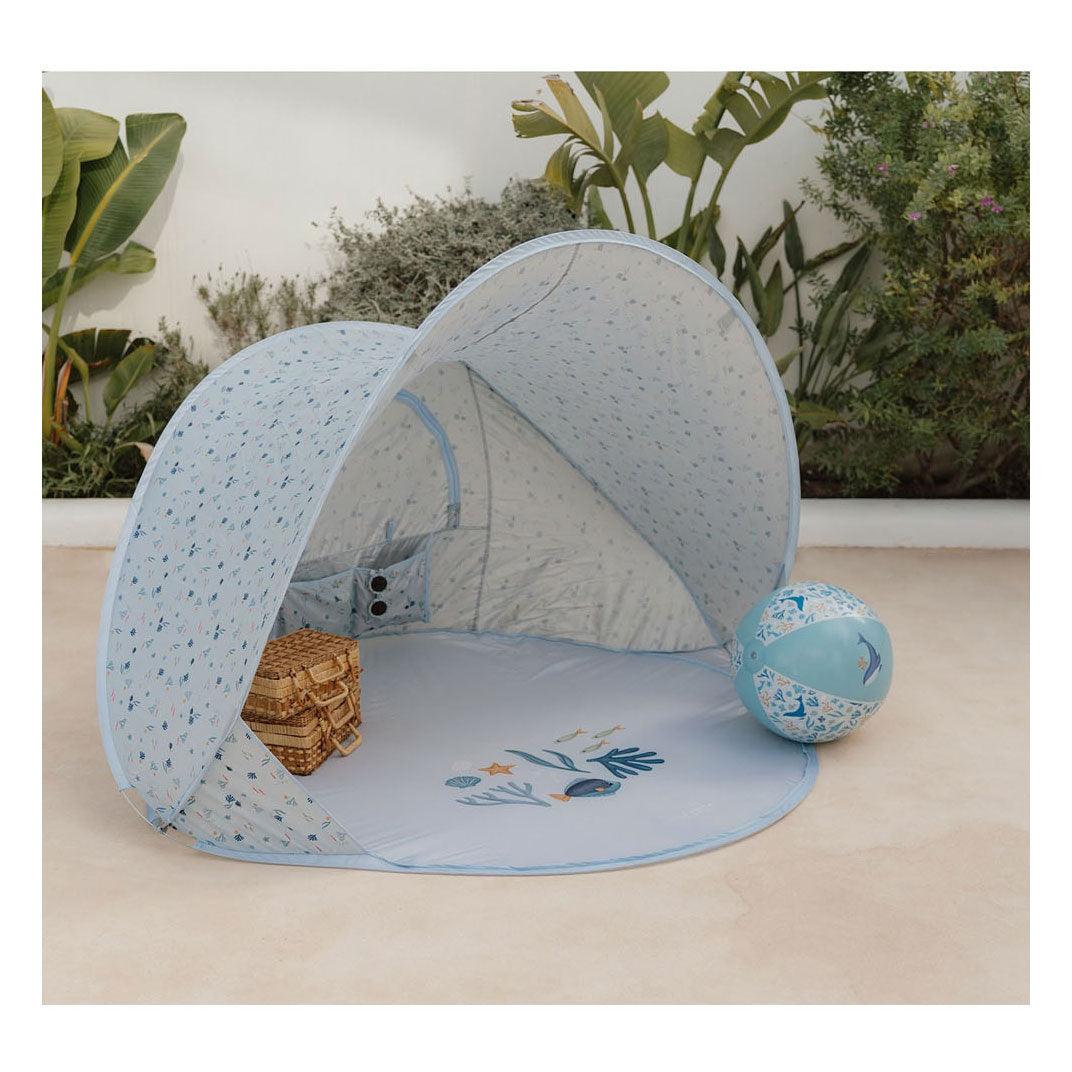 Mali pop-up šotor nizozemskega oceanskega sanj 122x110x122 cm modra