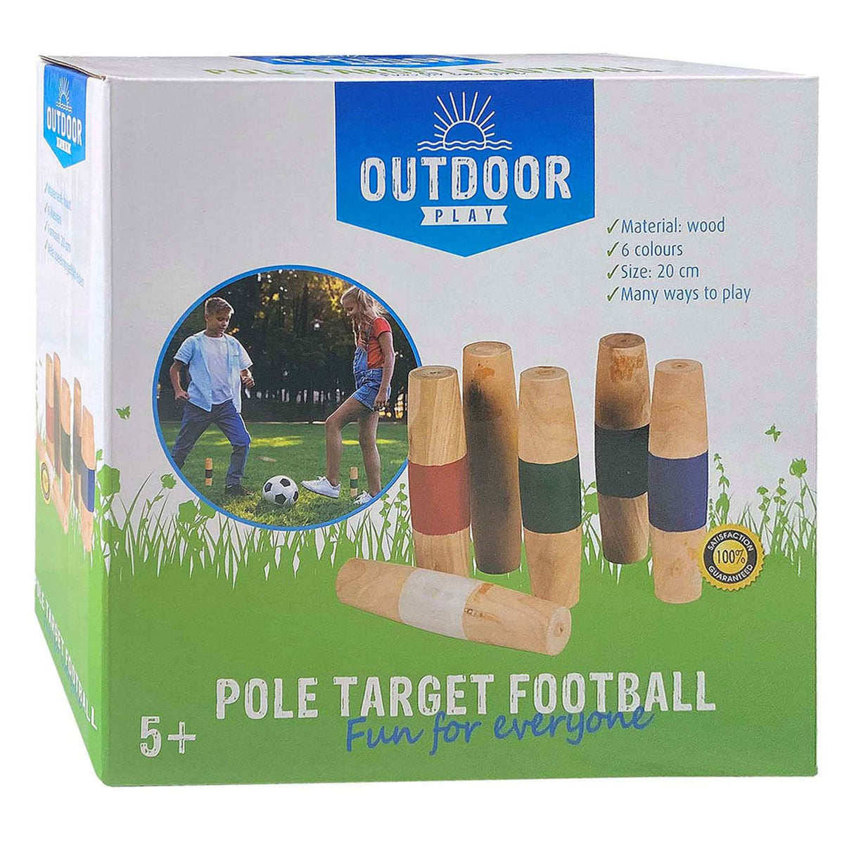 Punti di legno all'aperto Football