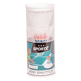 Mini badminton sportx traslos no tubo, 3st.