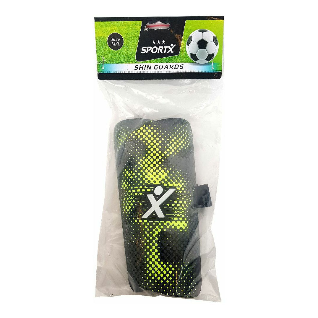 Sportx Shin Protektators gréng schwaarz