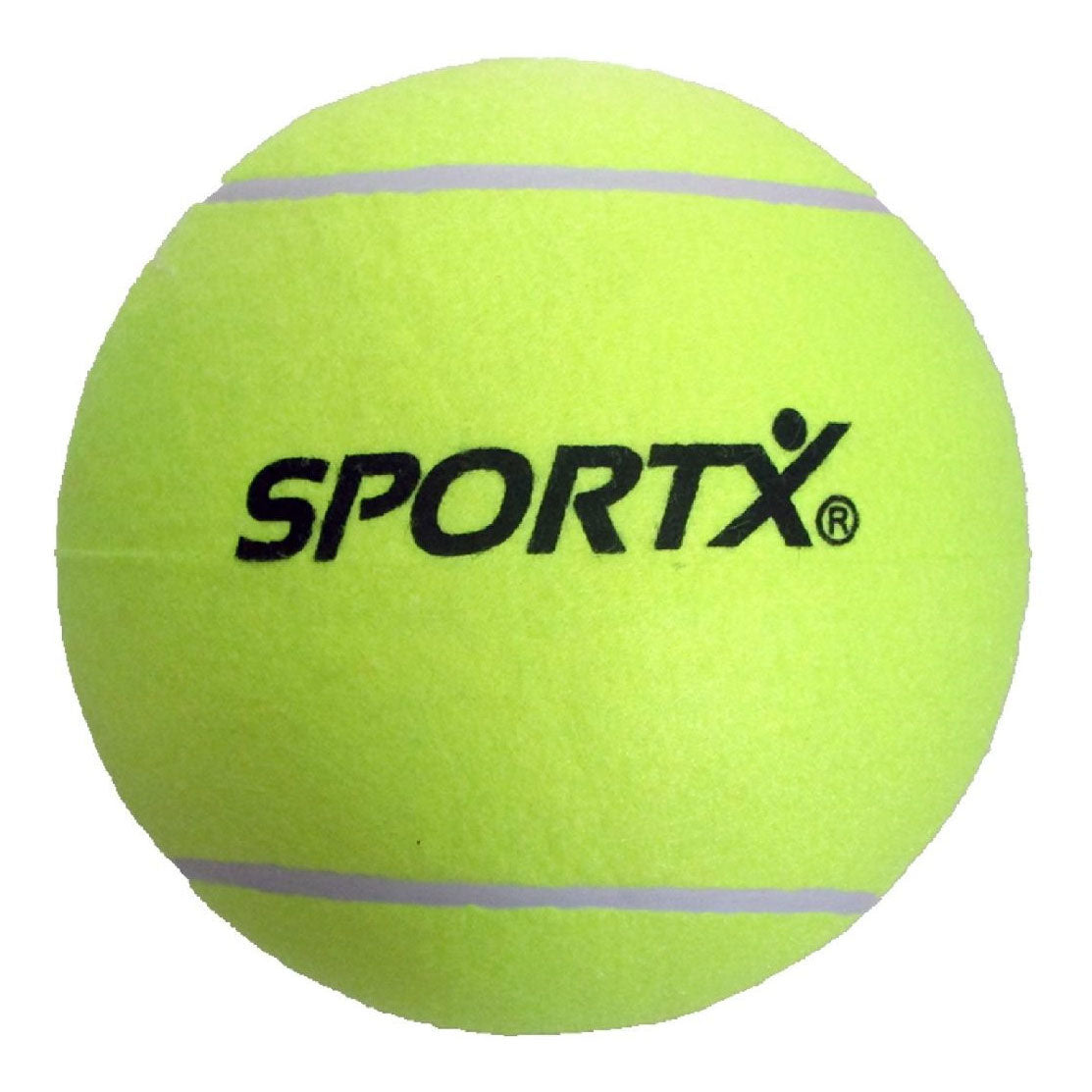 Sportx Jumbo Tennisball XL Geel, 22 cm