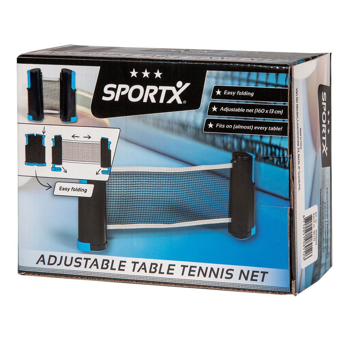 Rede de tênis de mesa Sportx rolando