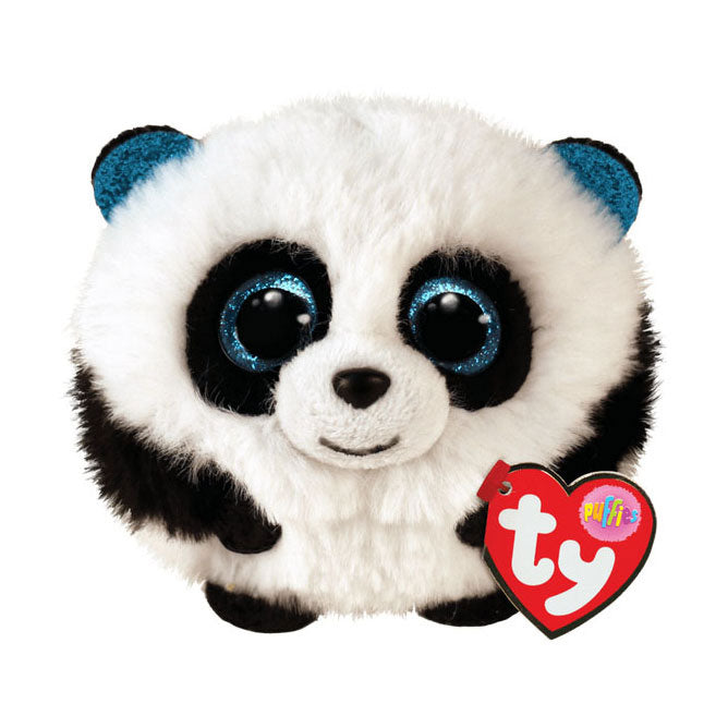 Ty Puffies Cuddle Ball Panda Bamboo 10 cm