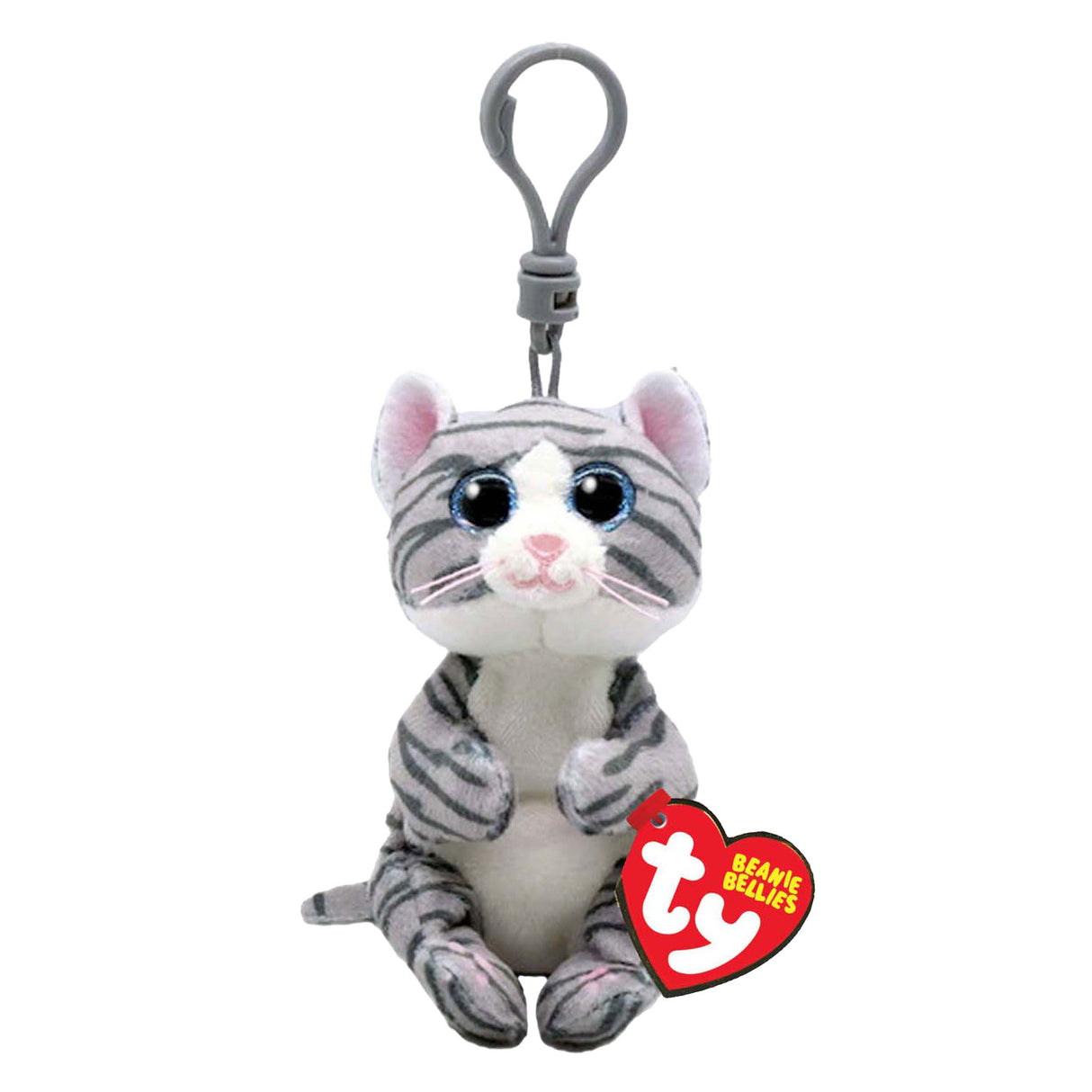 Ty beanie babies bellies clip mitzi cat, 10cm