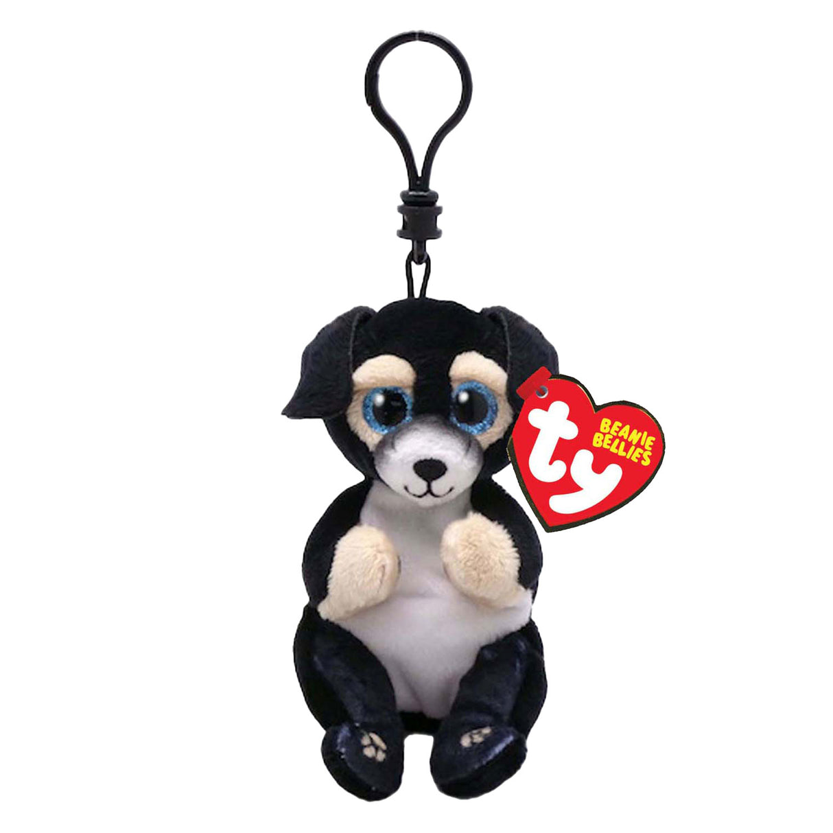 Ty Beanie Babies Bellies Clip Ranger Dog, 10 cm