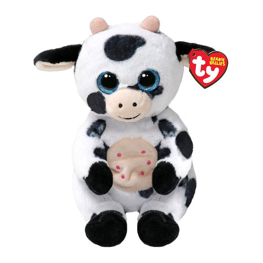 Ty Beanie Babies Bellies Herdley Cow, 15 cm