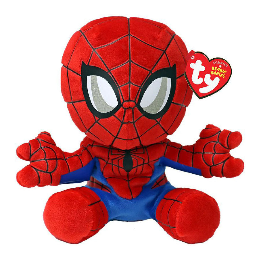 Ty Beanie dojenčki Marvel Spiderman Soft, 15 cm