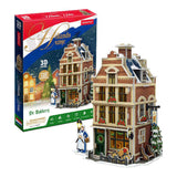 Cubic Fun 3D Puzzle Hollanse bakery with LED lighting