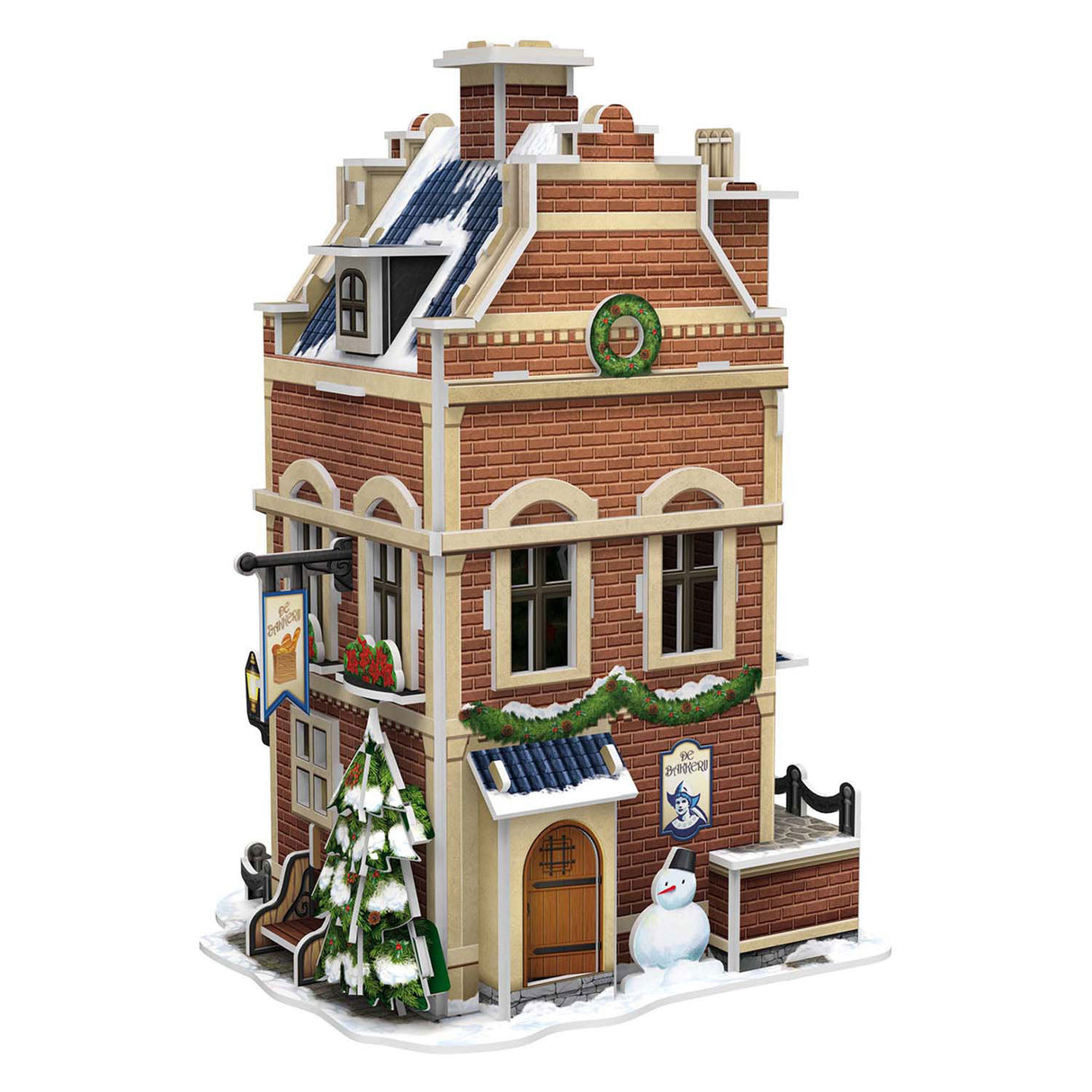 Cubic Fun 3D Puzzle Hollanse bakery with LED lighting