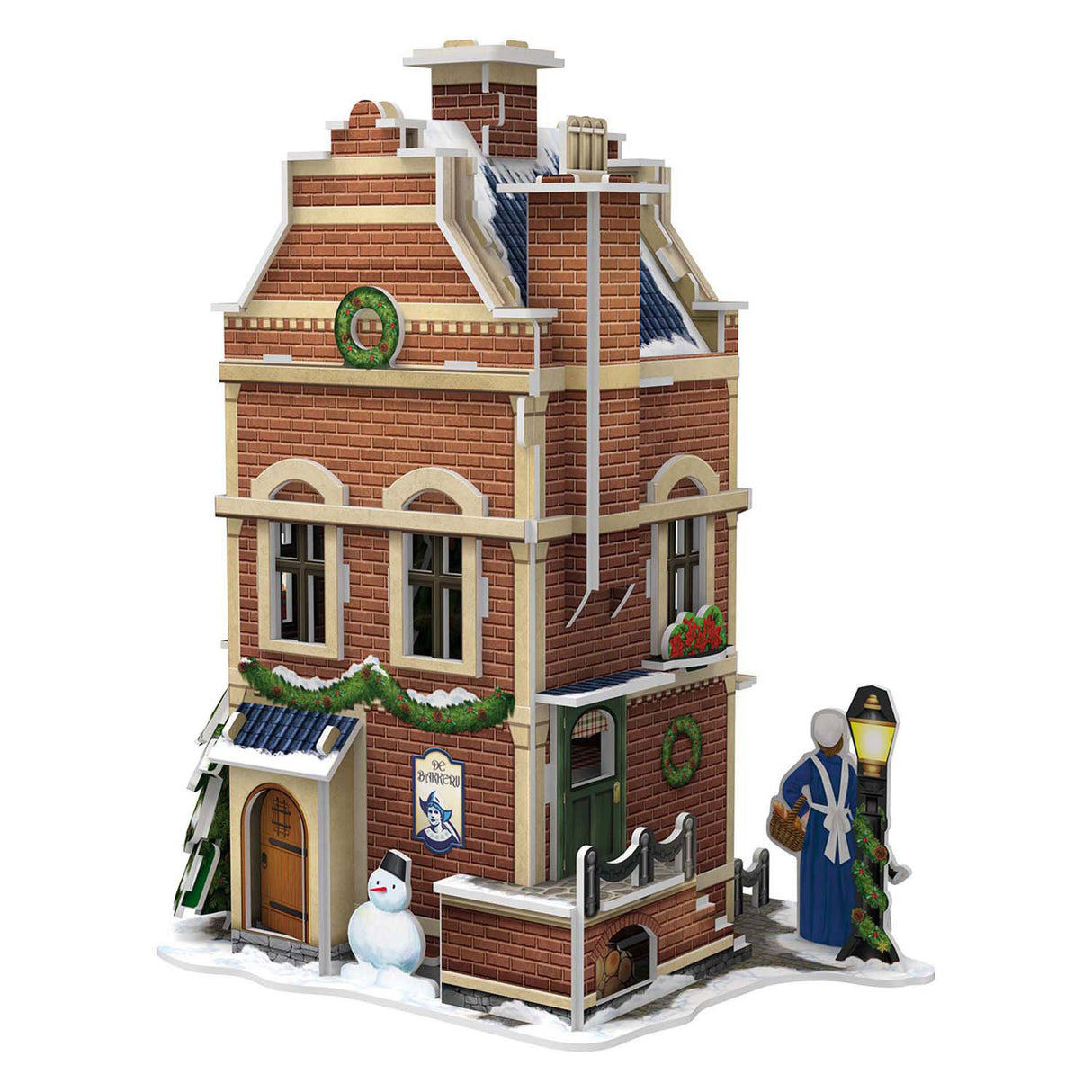 Cubic Fun 3D Puzzle Hollanse bakery with LED lighting