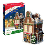 Cubic Fun 3D Puzzle Cheese Shop With LED Lighting