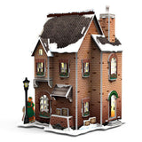 Kubična zabavna 3D sestavljanka tovarna zamaškov z LED osvetlitvijo