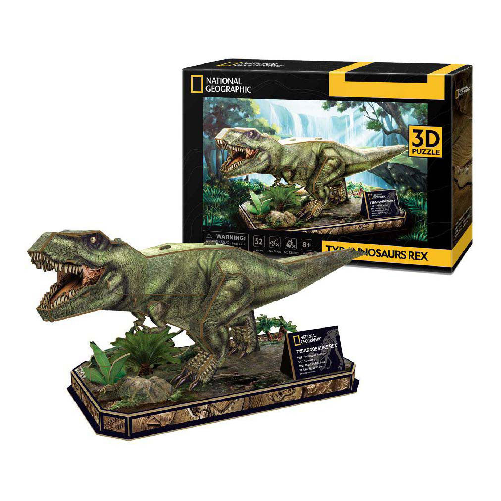 Cubic fun 3d puzzel national geographic t-rex