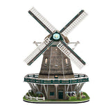 Cubic fun 3D puzzle mill LED - 65 pcs.