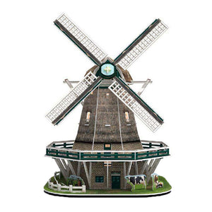 Cubic fun 3D puzzle mill LED - 65 pcs.