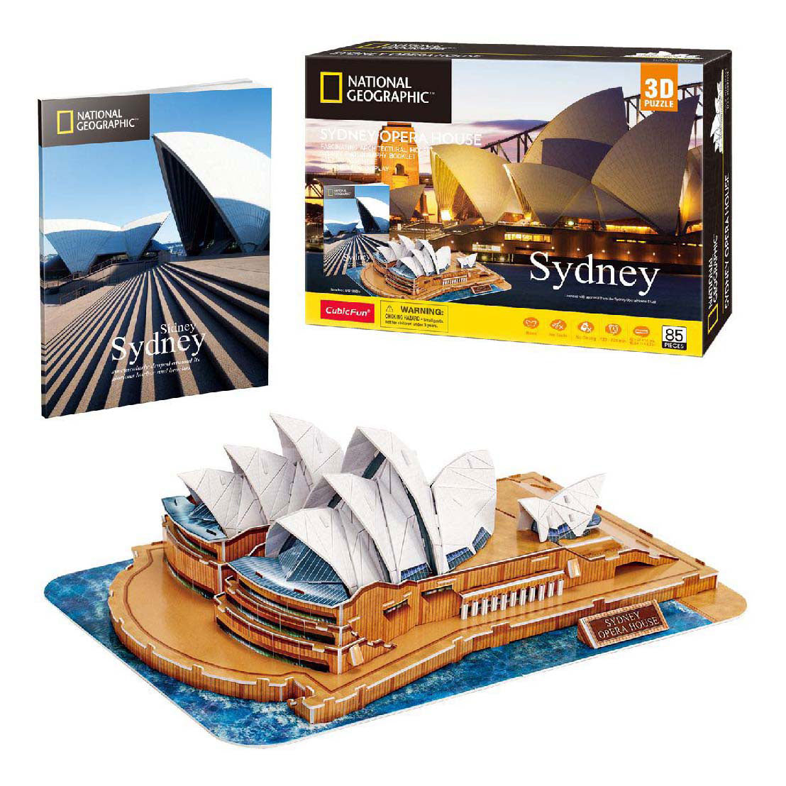 Cubic fun 3d puzzel national geographic opera house sydney
