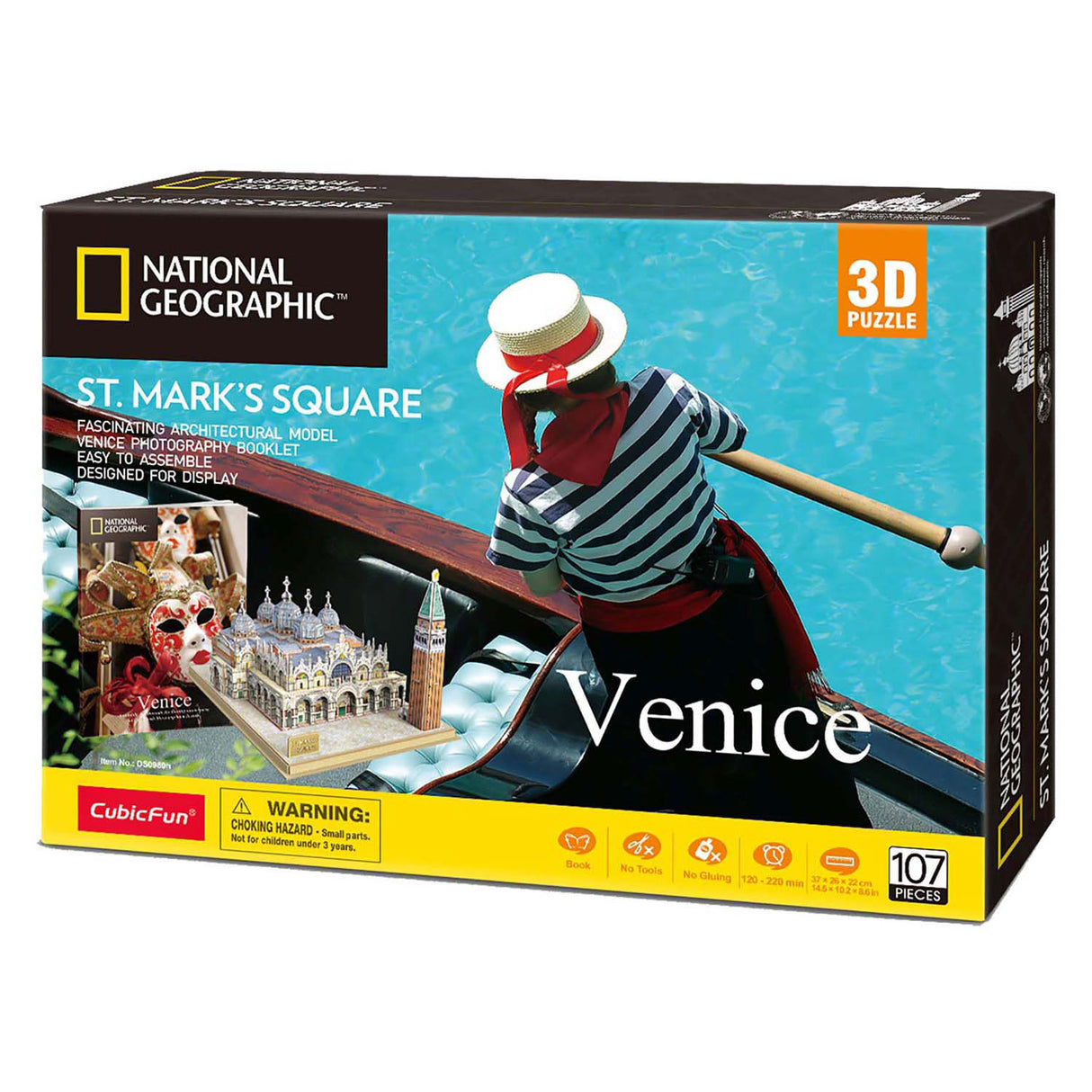 Cubic Fun 3D Puzzle National Geographic ST. Marco Plein