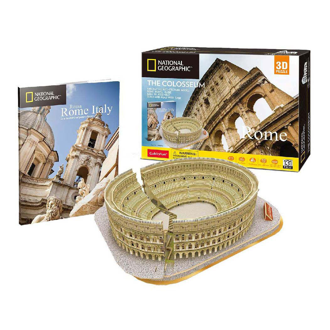 Cubic fun 3d puzzel national geographic het colosseum