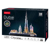 Cubic Fun 3D Puzzle City Line Dubai with LED Lighting