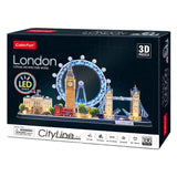 Cubic fun 3d puzzle city line london led, 107 kosov.