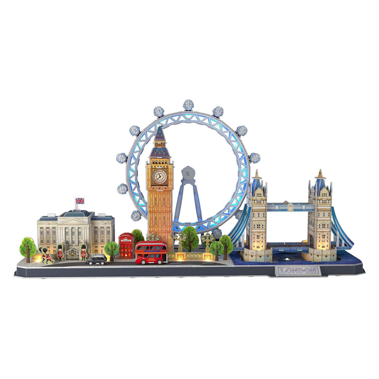 Cubic fun 3d puzzle city line london led, 107 kosov.